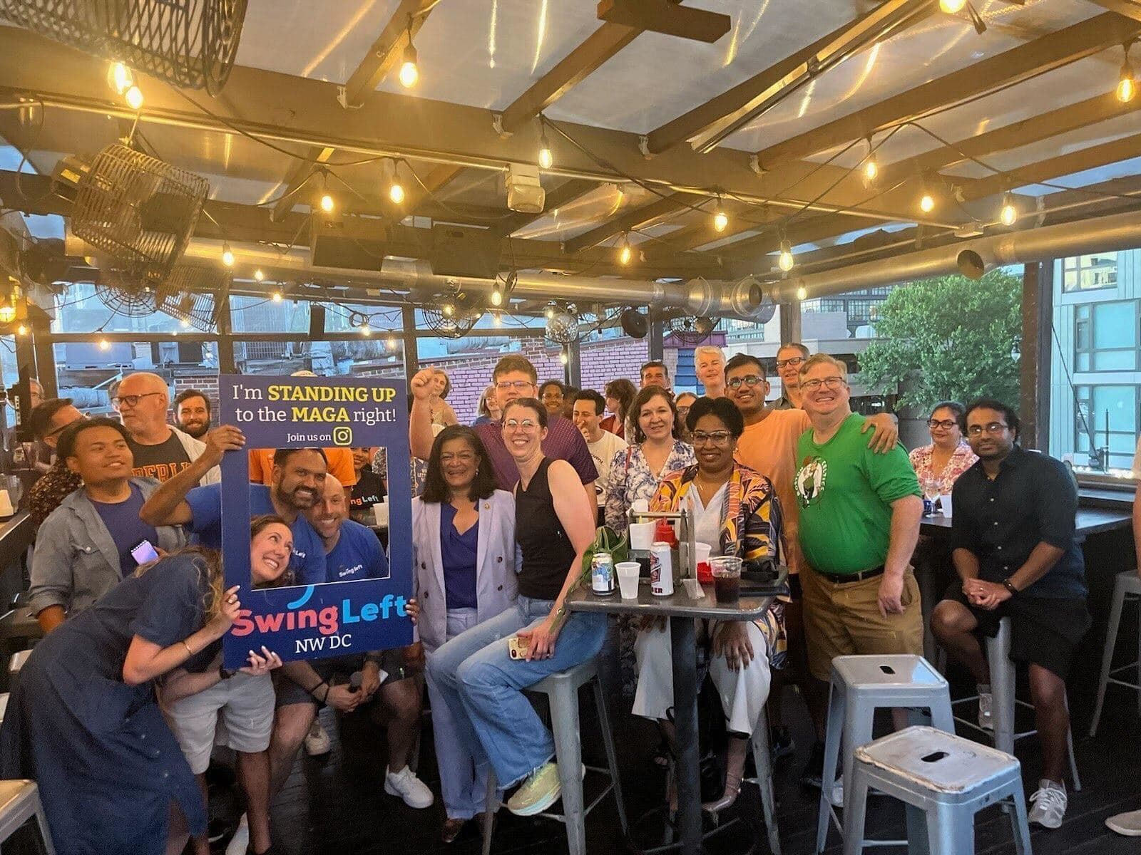 Volunteer with Swing Left