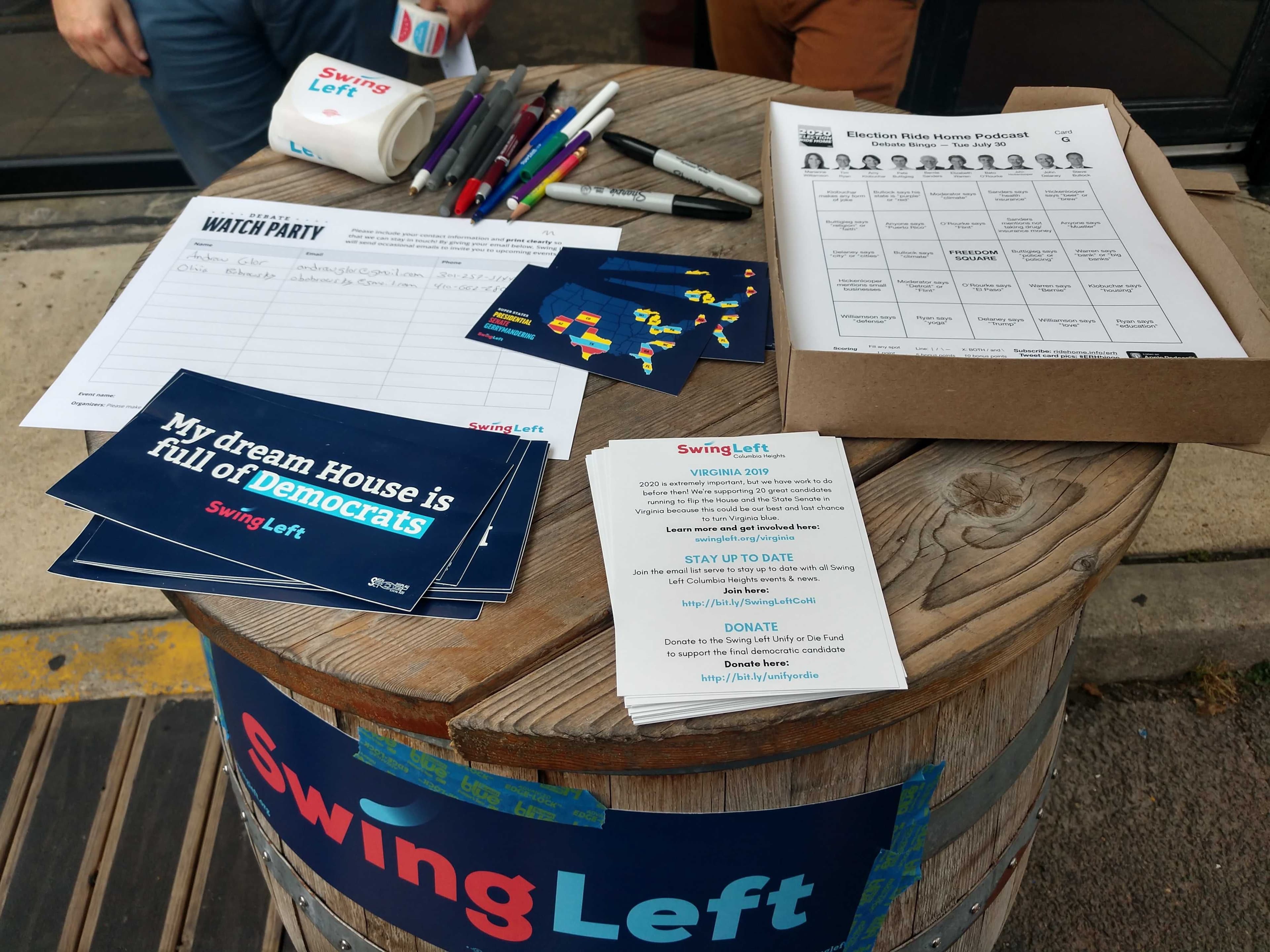 Join Swing Left's Action Hub